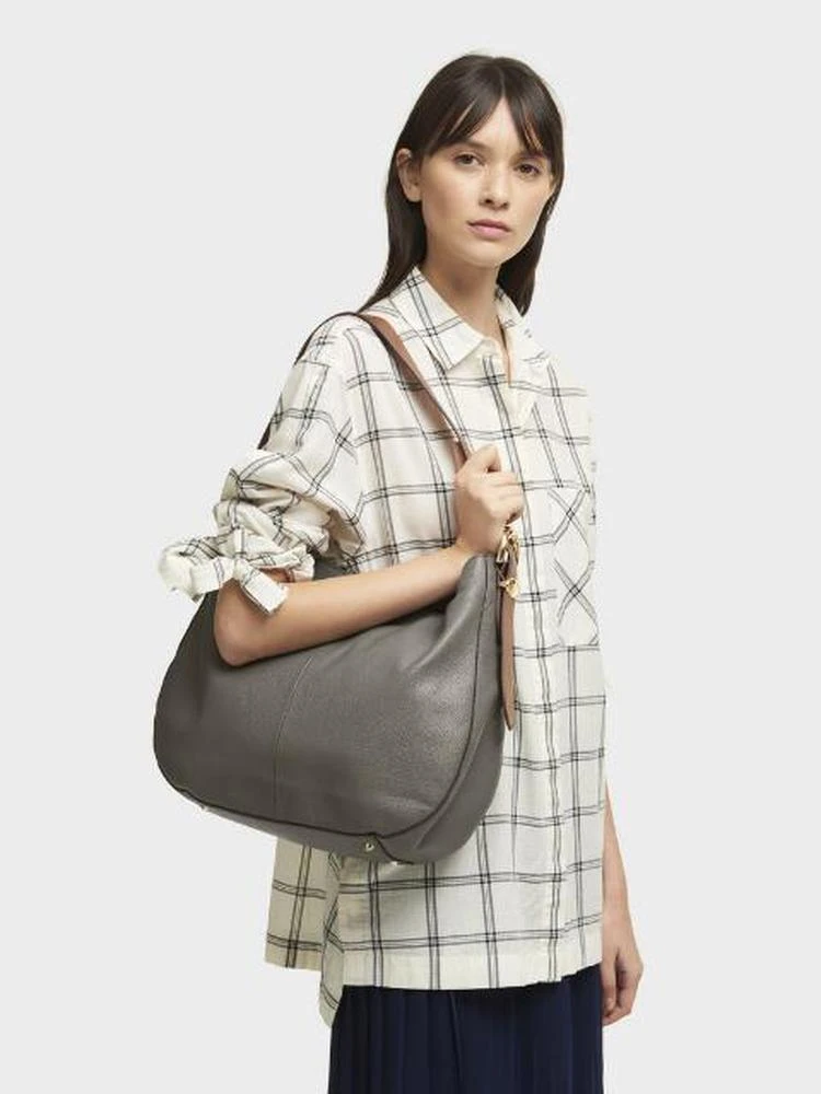 商品DKNY|Pebbled Leather Medium Hobo,价格¥903,第2张图片详细描述