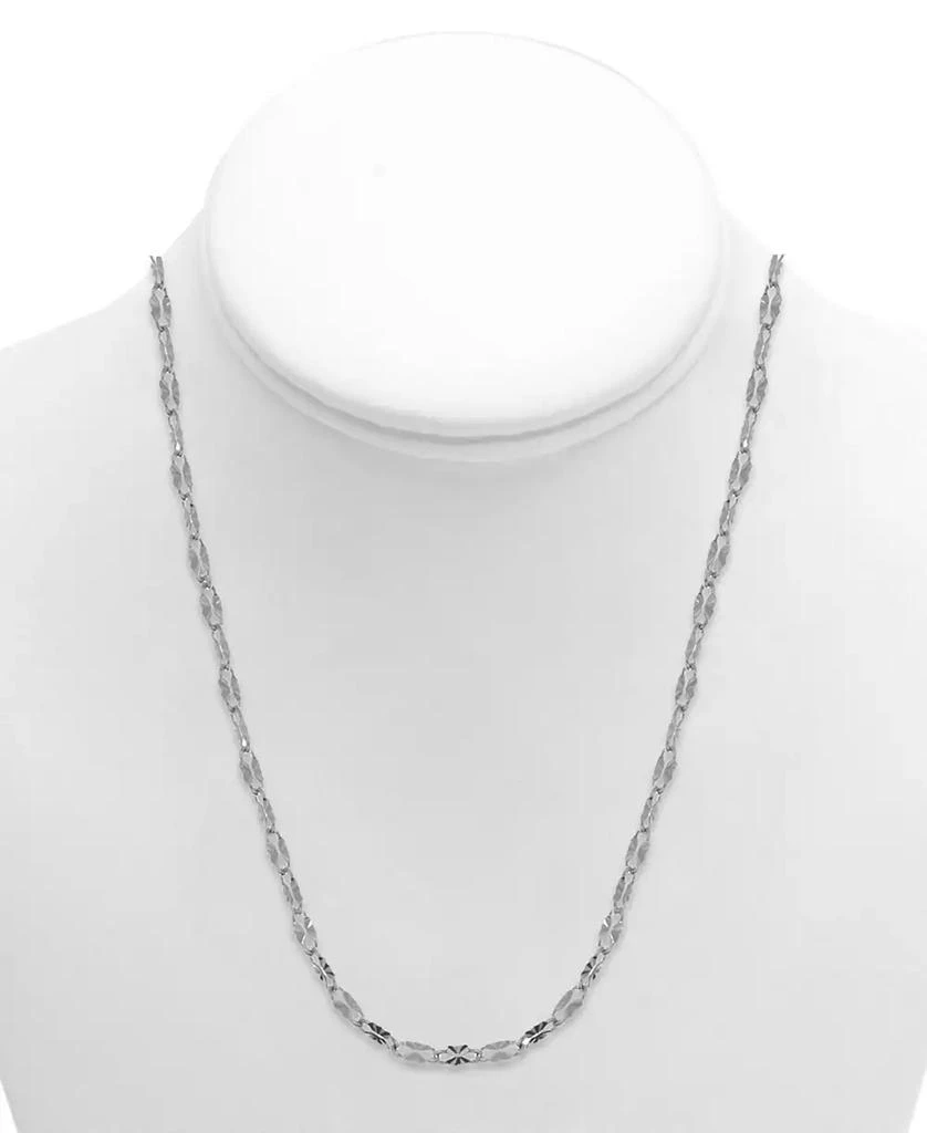 商品Essentials|Mirror Link 24" Chain Necklace in Silver Plate or Gold Plate,价格¥47,第2张图片详细描述