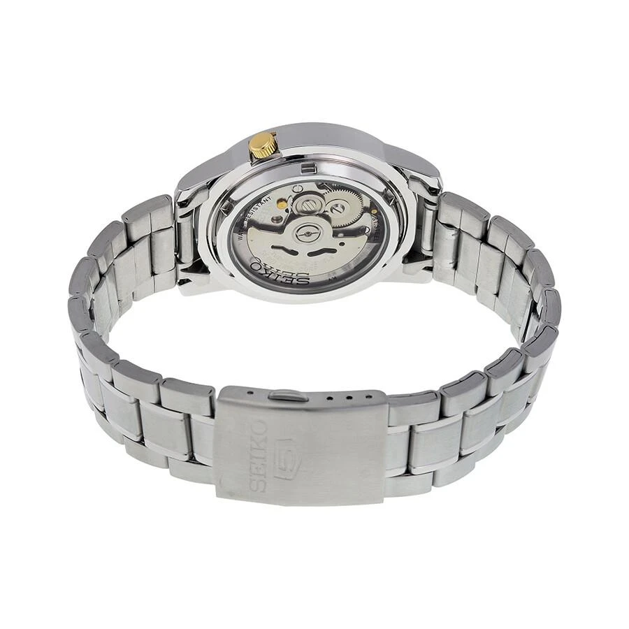商品Seiko|5 Automatic Stainless Steel Gold Dial Men's Watch SNKK13,价格¥945,第3张图片详细描述
