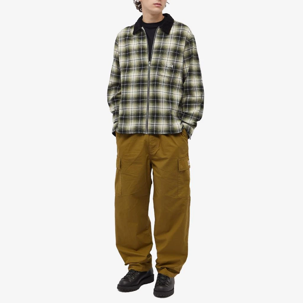 商品STUSSY|Stussy Frank Plaid Zip Shirt,价格¥1439,第4张图片详细描述