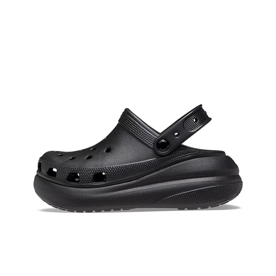 商品[国内直发] Crocs|Crocs卡骆驰 Classic Crush EVA 泡芙 洞洞鞋 5.2cm 男女同款 黑色,价格¥416,第1张图片