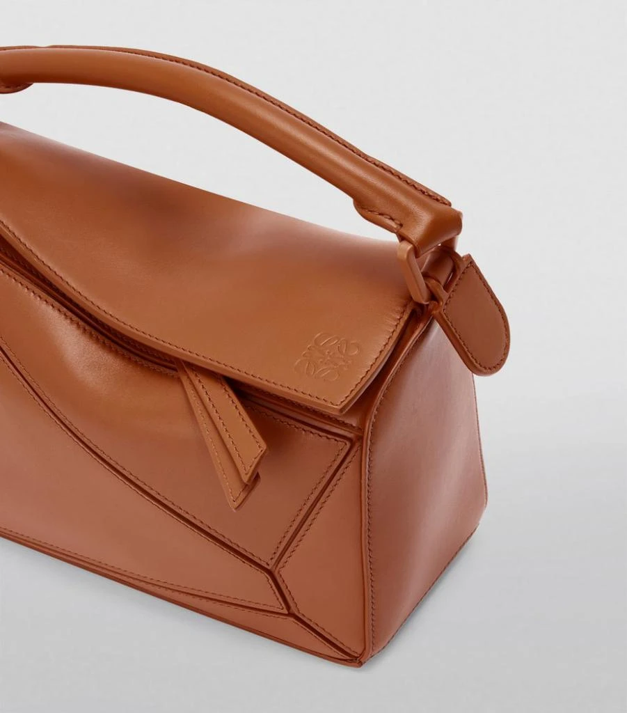 Small Leather Puzzle Top-Handle Bag 商品