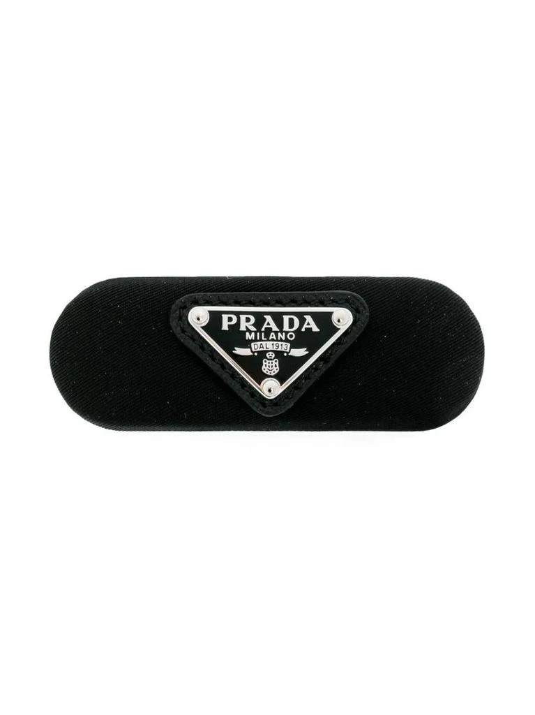 商品Prada|PRADA enamel-logo hair clip,价格¥3225,第1张图片