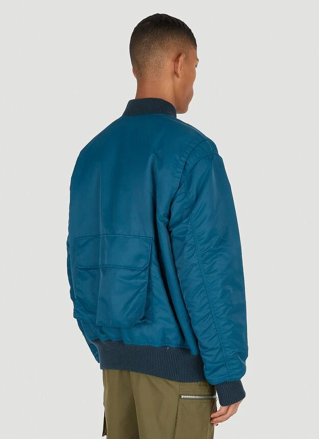 商品Helmut Lang|Nylon Bomber Jacket in Blue,价格¥2488,第4张图片详细描述