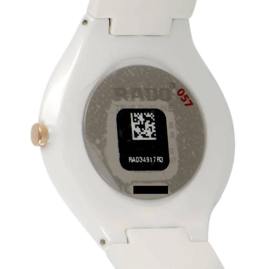 商品Rado|Montres Quartz White Dial Ladies Watch R27957109/01.140.0957.3.110,价格¥4253,第3张图片详细描述