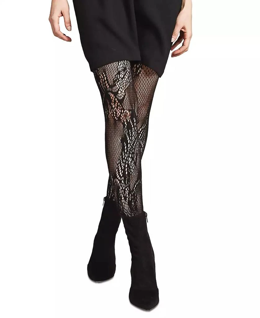 商品Natori|Women's Feather Lace Net Tights,价格¥236,第5张图片详细描述