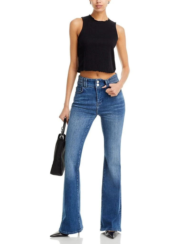 Le High Rise Flare Jeans in Crossings 商品