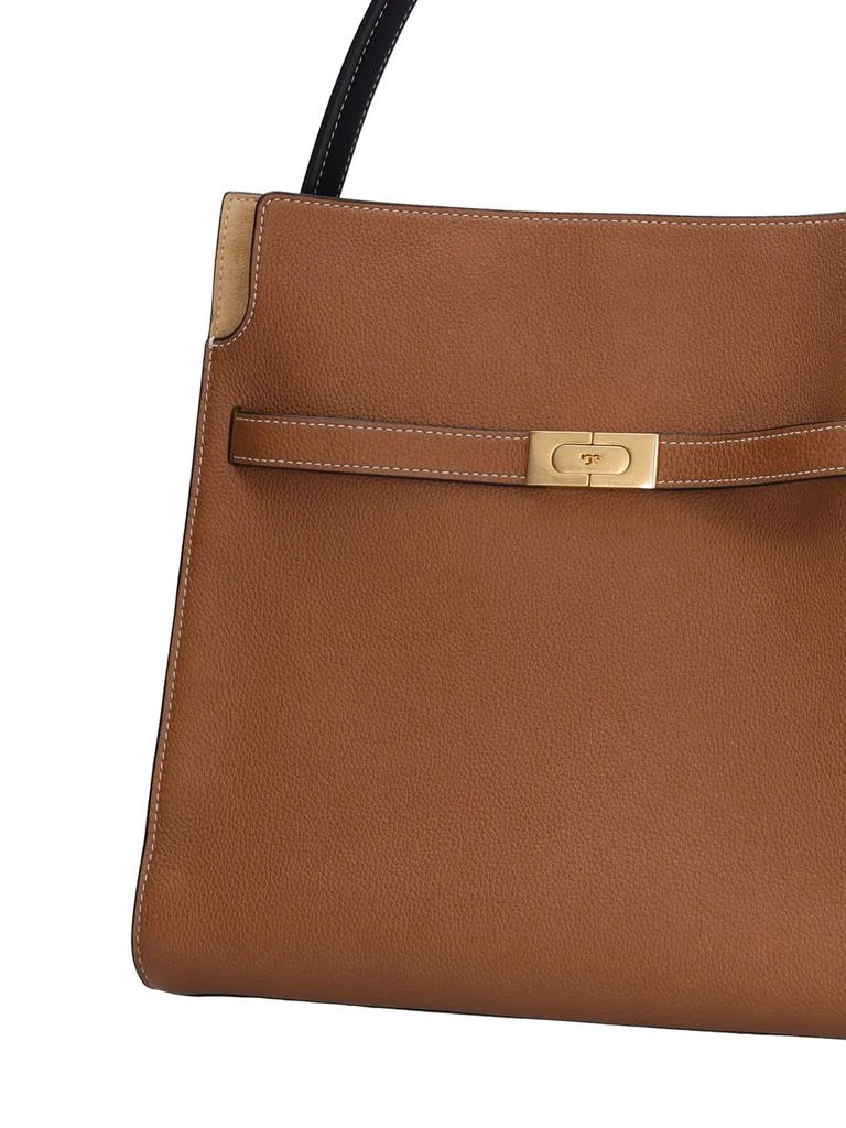 商品Tory Burch|Double Lee Radziwill Pebbled Leather Bag,价格¥13967,第3张图片详细描述