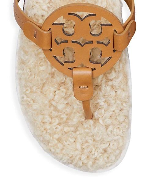 商品Tory Burch|Miller Cloud Shearling Sandals,价格¥611,第6张图片详细描述