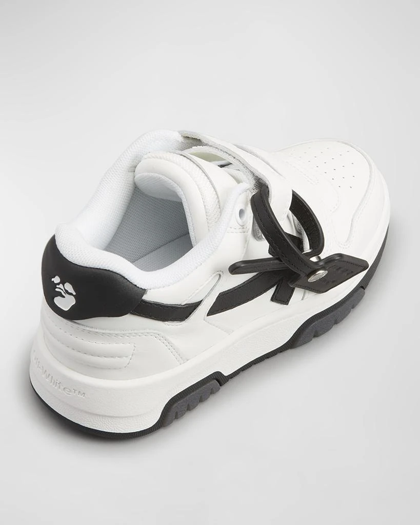 商品Off-White|Kid's Out Of Office Leather Sneakers, Size Toddler/Kids,价格¥3627,第3张图片详细描述