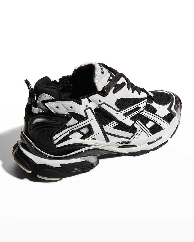 Men's Runner Mesh & Nylon Sneakers商品第3张图片规格展示