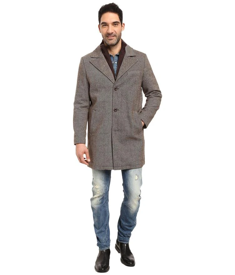 商品Kenneth Cole|Kenneth Cole New York Wool Twill Car Coat 男士外套,价格¥421,第1张图片