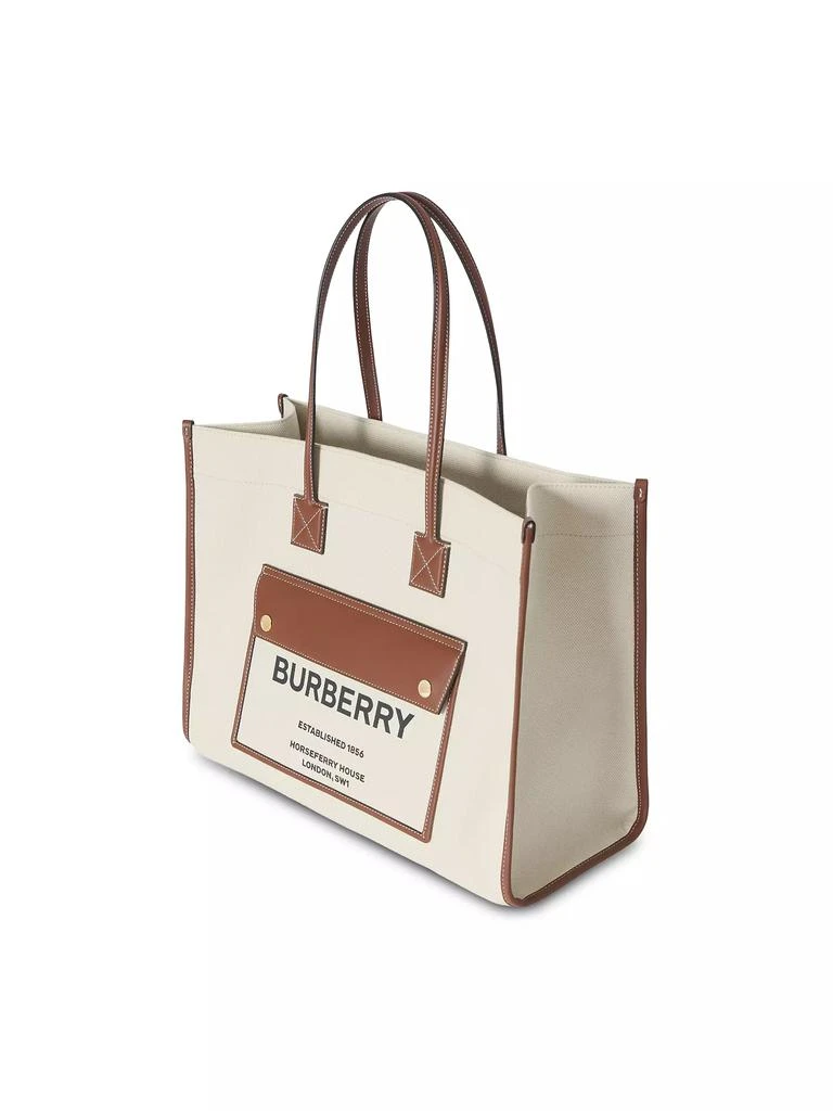 商品Burberry|Medium Horseferry Canvas Tote,价格¥11647,第3张图片详细描述