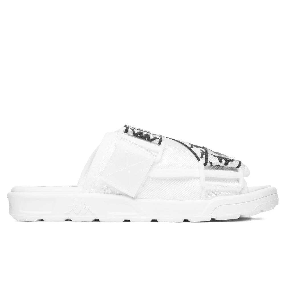 商品Kappa|222 Banda Mitel 1 Sandals - White/Black,价格¥427,第1张图片