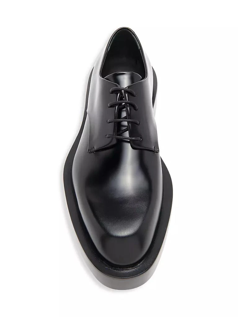 商品Jil Sander|Elegant Platform Leather Shoes,价格¥10652,第5张图片详细描述