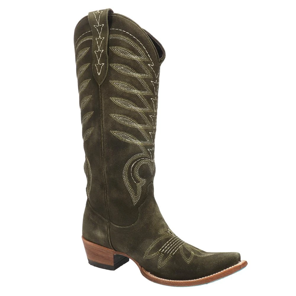 商品LANE|Squash Blossom Embroidery Snip Toe Cowboy Boots,价格¥2562,第2张图片详细描述
