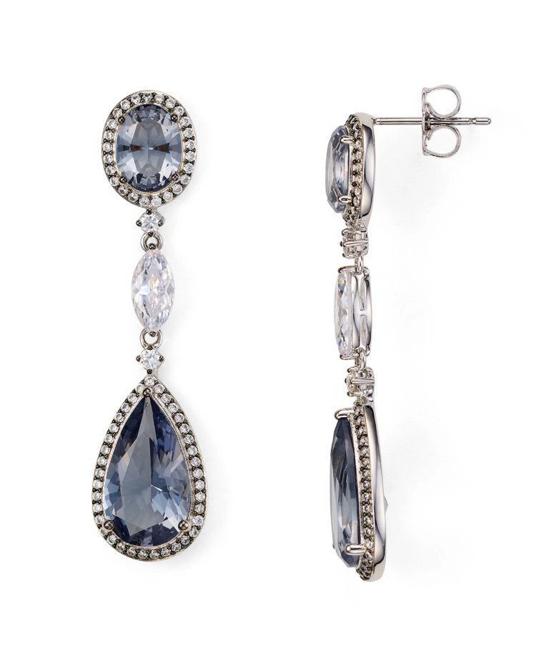 商品Nadri|Framed Multi-Line Drop Earrings,价格¥415,第1张图片