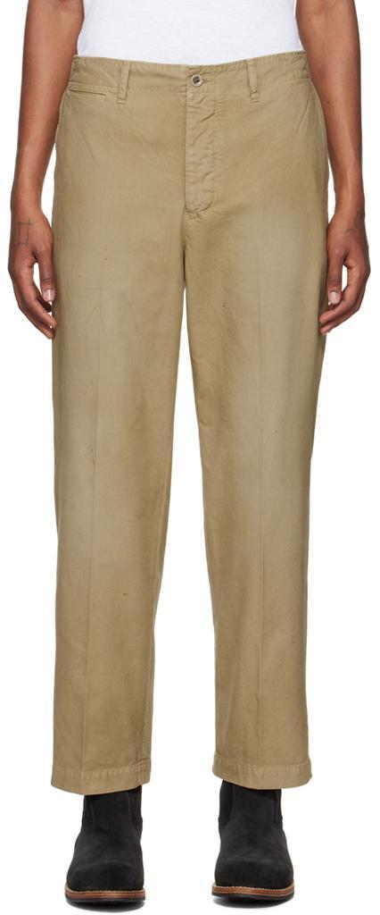 商品VisVim|Beige Field Chino Trousers,价格¥5917,第1张图片
