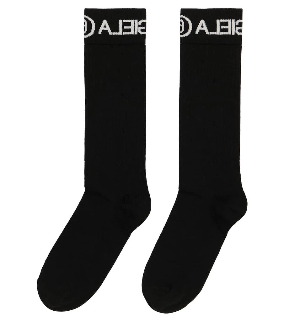 商品MM6|Logo棉质混纺袜子,价格¥260,第3张图片详细描述