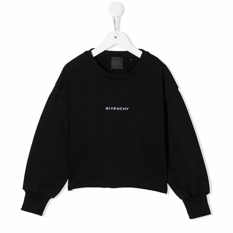 商品Givenchy|大童款 黑色logo印花圆领卫衣【香港仓极速发货】,价格¥1757,第1张图片