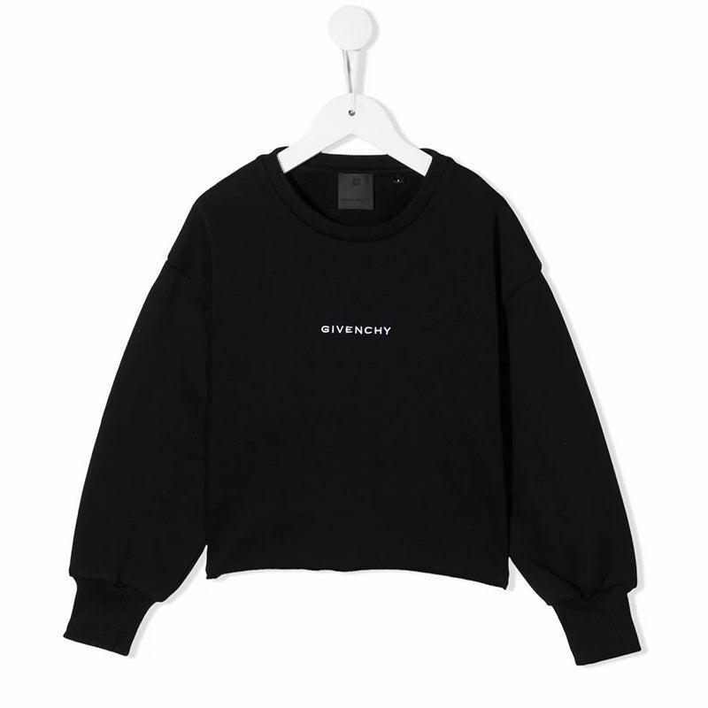 商品Givenchy|大童款 黑色logo印花圆领卫衣【香港仓极速发货】,价格¥1732,第1张图片