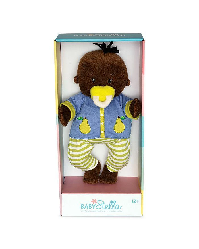 商品Manhattan Toy|Baby Stella Brown Doll 15" Soft First Baby Doll - Ages 12 Months+,价格¥97,第2张图片详细描述