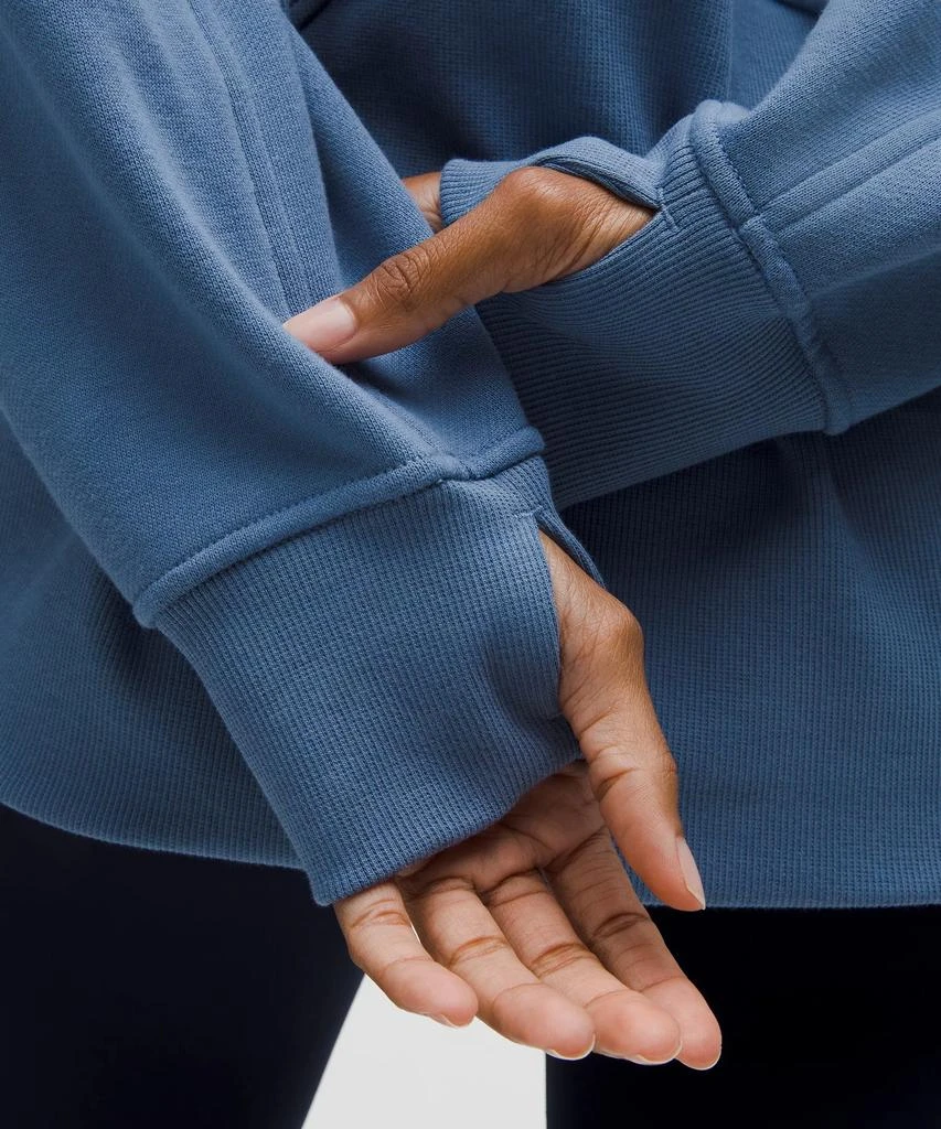 Scuba Oversized Funnel-Neck Half Zip *Long 商品