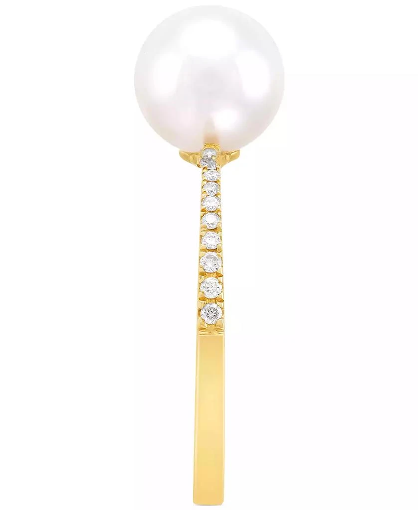 商品Honora|Cultured Freshwater Pearl (8mm) & Diamond (1/10 ct. t.w.) Ring in 10k Gold,价格¥1310,第4张图片详细描述