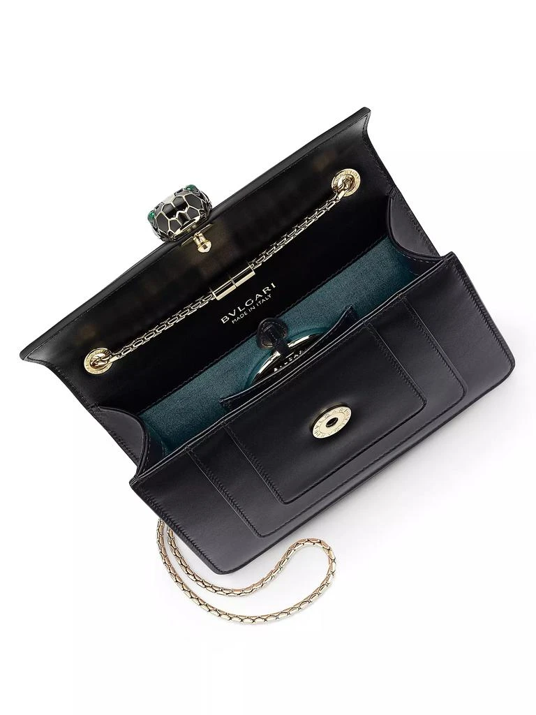 商品BVLGARI|Small Serpenti Leather Crossbody Bag,价格¥25218,第2张图片详细描述