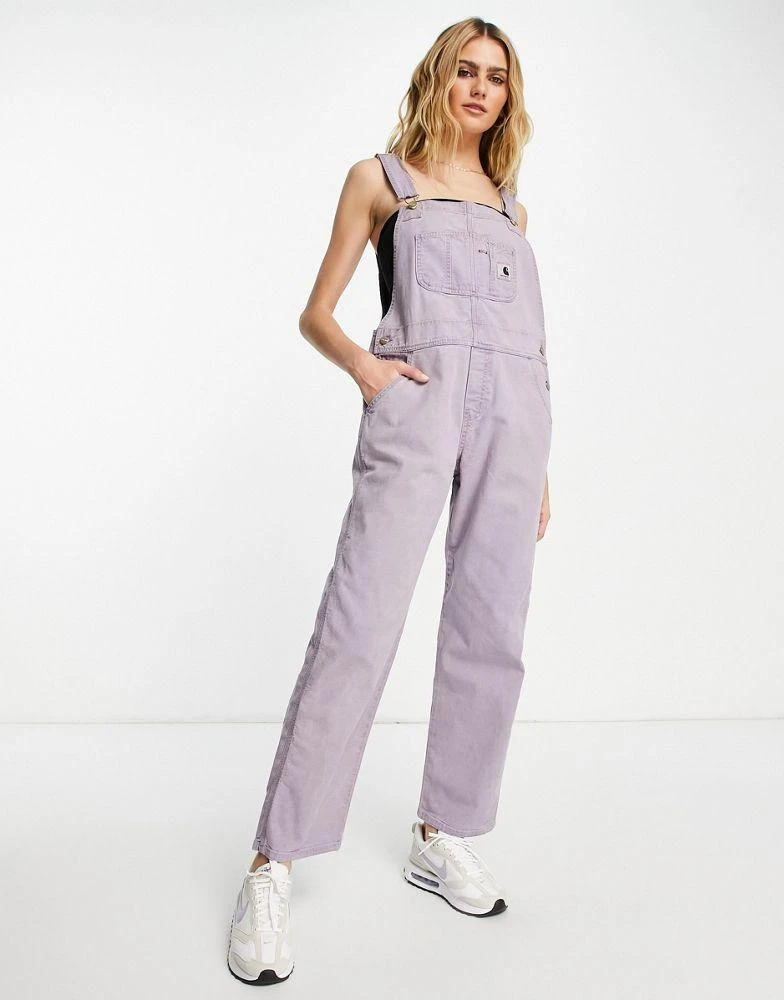 商品Carhartt|Carhartt WIP bib overalls in lilac,价格¥1090,第1张图片