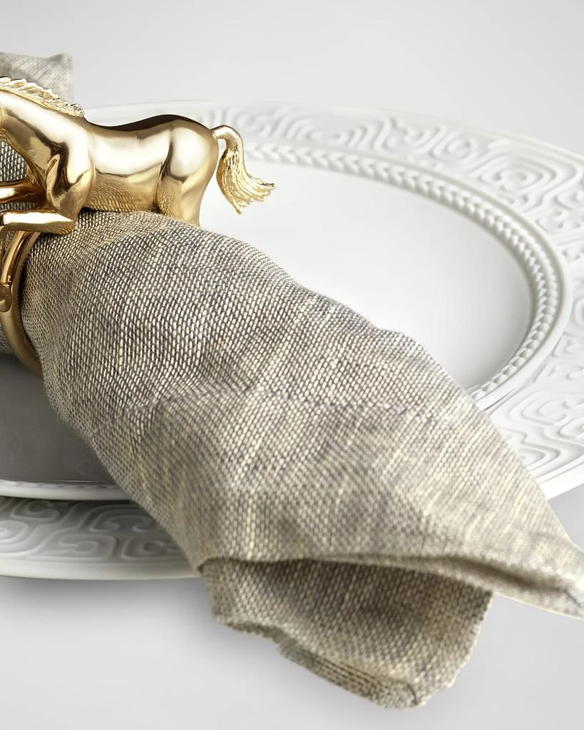 商品L'Objet|Horse 24K Gold-Plated Napkin Rings, Set of 4,价格¥1929,第2张图片详细描述