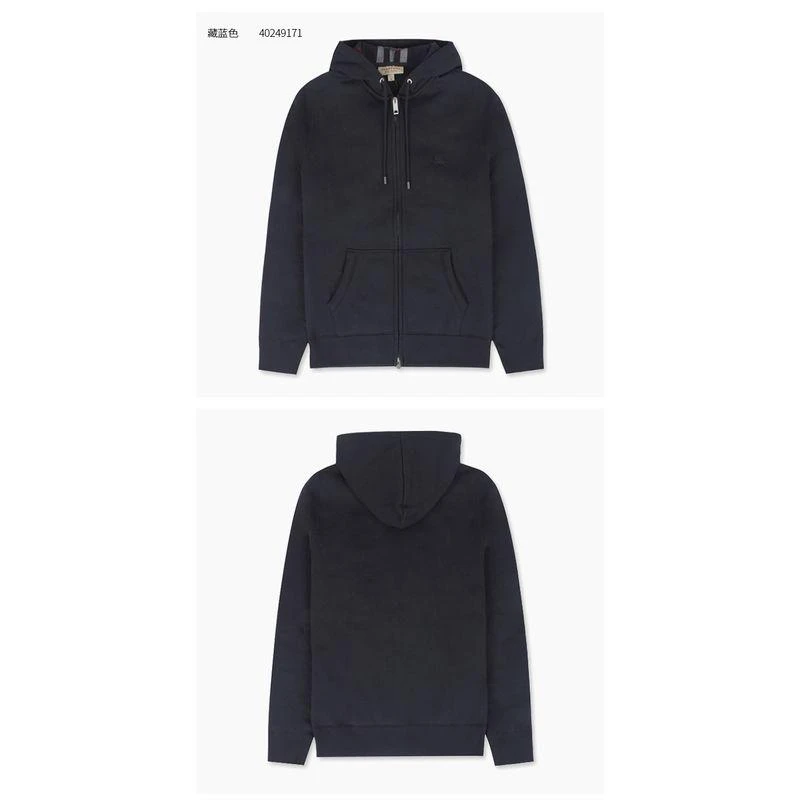 商品Burberry|Burberry 男士拉链连帽卫衣 40249140249171002-M,价格¥4706,第9张图片详细描述