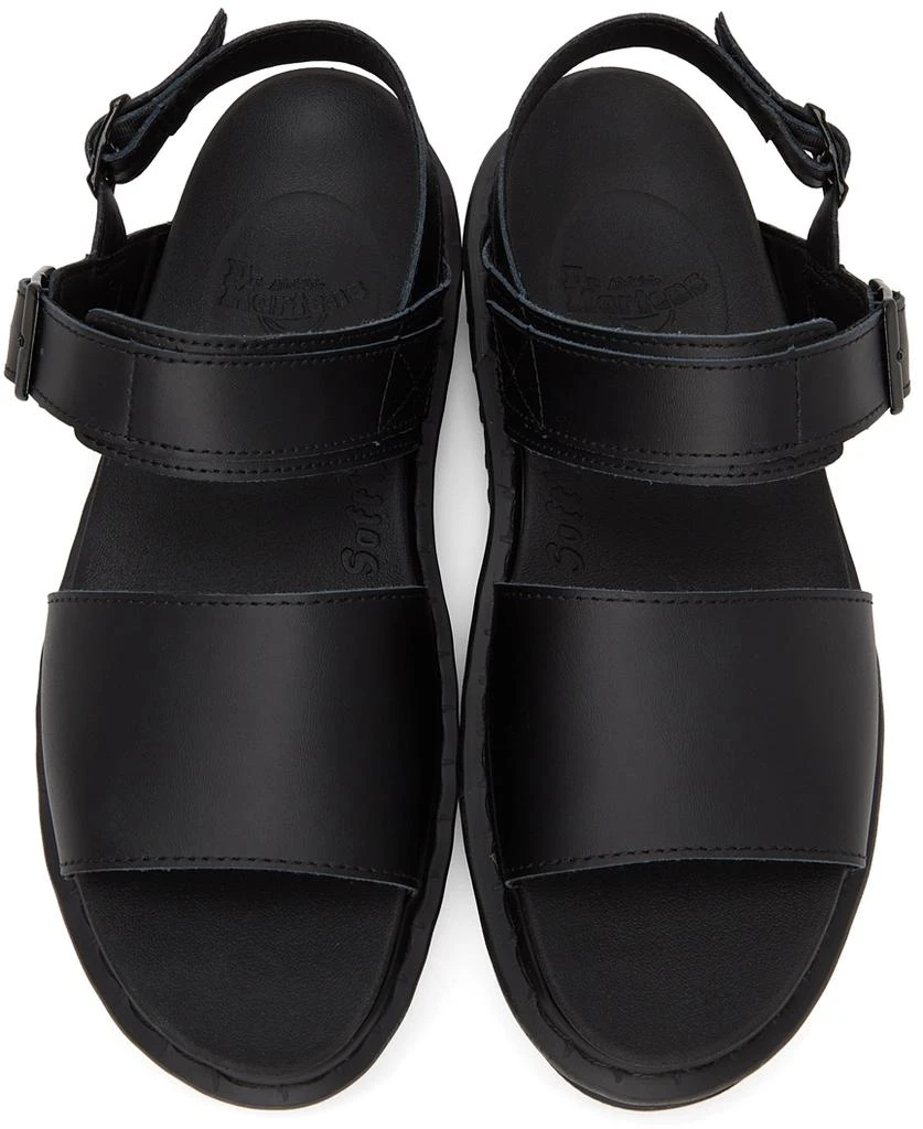 商品Dr. Martens|Black Leather Voss Sandals,价格¥587,第5张图片详细描述