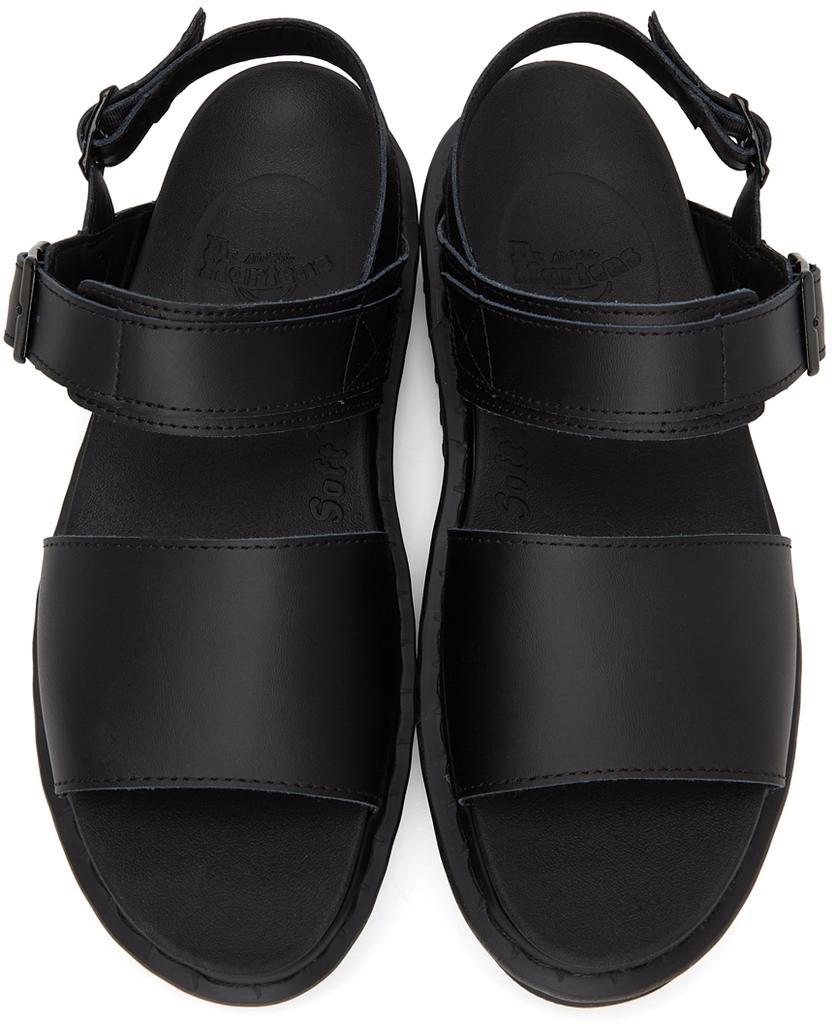 商品Dr. Martens|Black Leather Voss Sandals,价格¥795,第7张图片详细描述