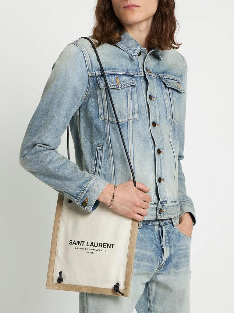 商品Yves Saint Laurent|Flat Canvas Bag,价格¥6055,第2张图片详细描述