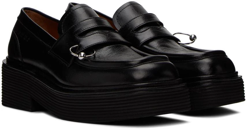 商品Marni|Black Piercing Loafers,价格¥8370,第4张图片详细描述