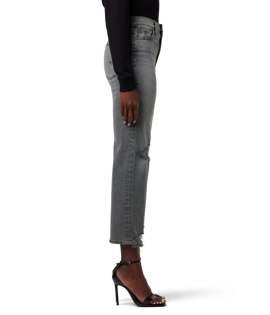 商品Hudson|Remi High-Rise Straight Crop in Stone Grey Destructed,价格¥1269,第2张图片详细描述
