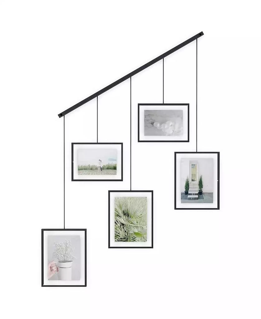 Exhibit 26" x 27.3" Multi Picture Frame Photo Display, Set of 5 商品