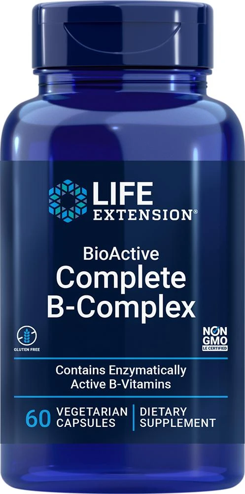 商品Life Extension|Life Extension BioActive Complete B-Complex (60 vegetarian capsules),价格¥66,第1张图片