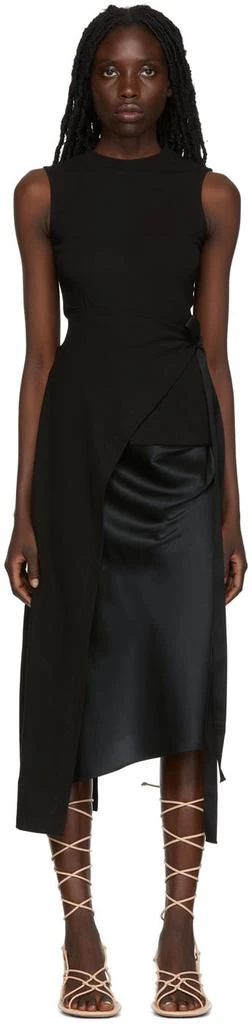 商品ROSETTA GETTY|Black Split Apron T-shirt,价格¥2177,第1张图片