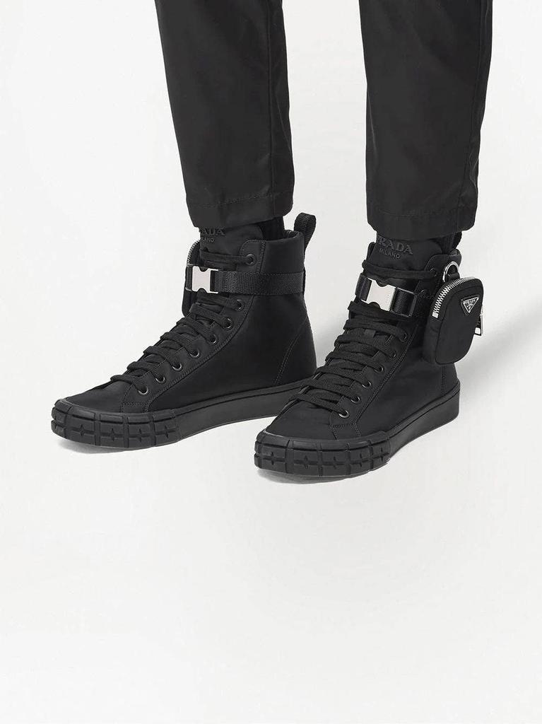 Sneakers high-top Prada Wheel in Re-Nylon商品第3张图片规格展示