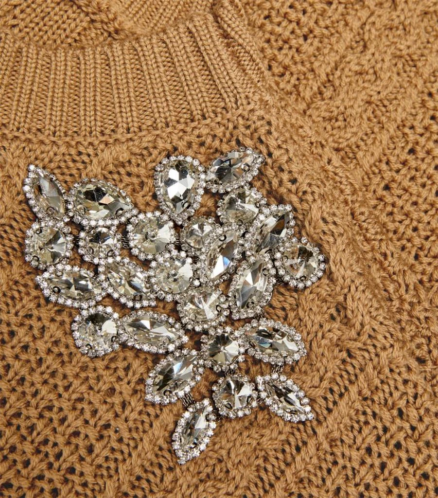 商品Weekend Max Mara|Embellished-Detail Cable Knit Sweater,价格¥2155,第5张图片详细描述