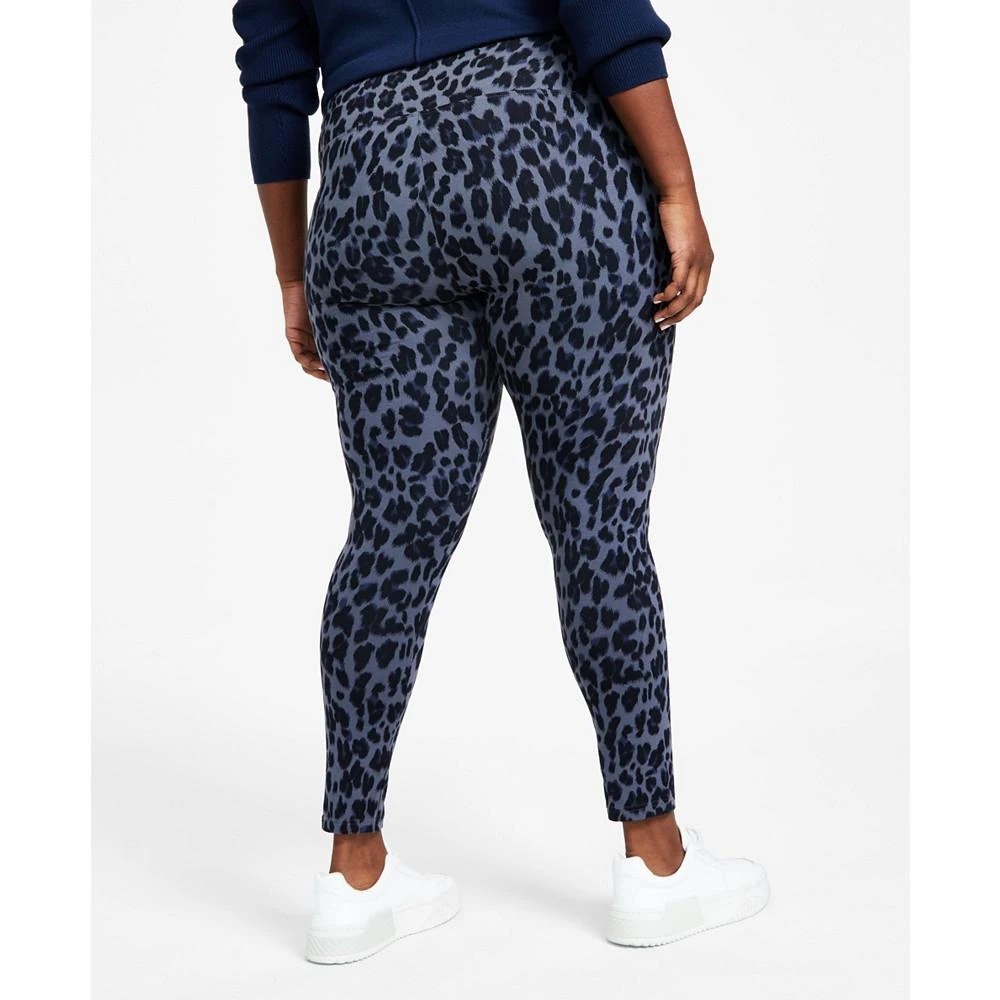 商品Style & Co|Plus Size Animal Print High Rise Leggings, Created for Macy's,价格¥90,第2张图片详细描述