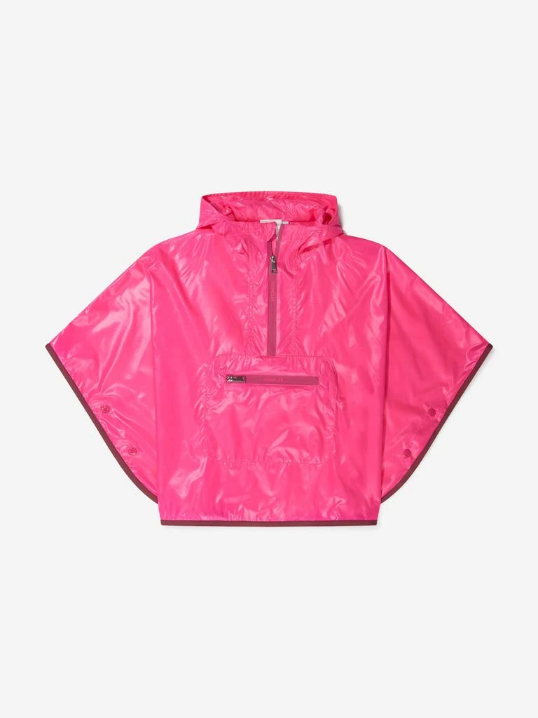 商品Moncler|Moncler Enfant Girls Showerproof Hooded Cape,价格¥3612,第1张图片