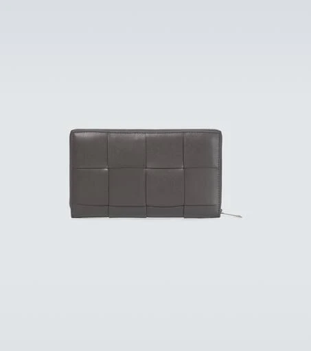 商品Bottega Veneta|拉链Intreccio编织皮革钱包,价格¥8346,第3张图片详细描述