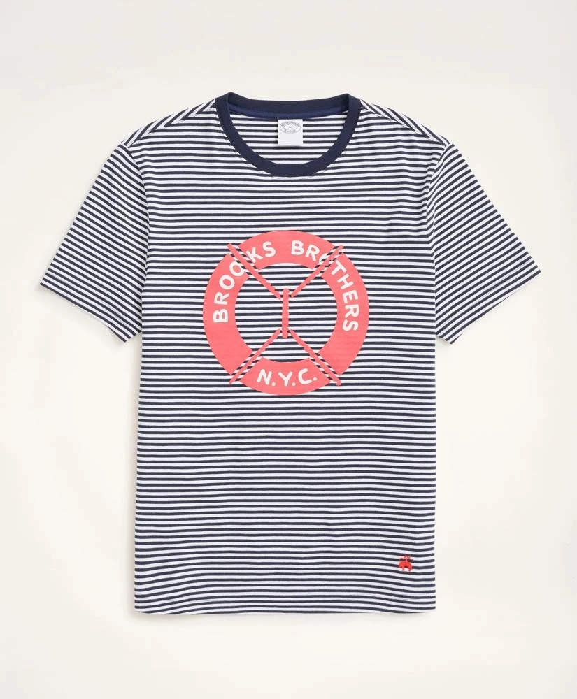 商品Brooks Brothers|Life Preserver Graphic T-Shirt,价格¥250,第1张图片