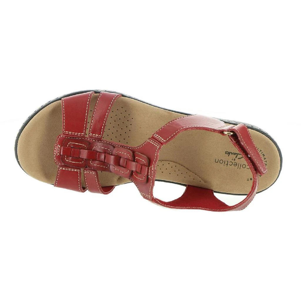 商品Clarks|Clarks Womens Laurieann Kay Leather T-Strap Sport Sandals,价格¥207,第2张图片详细描述