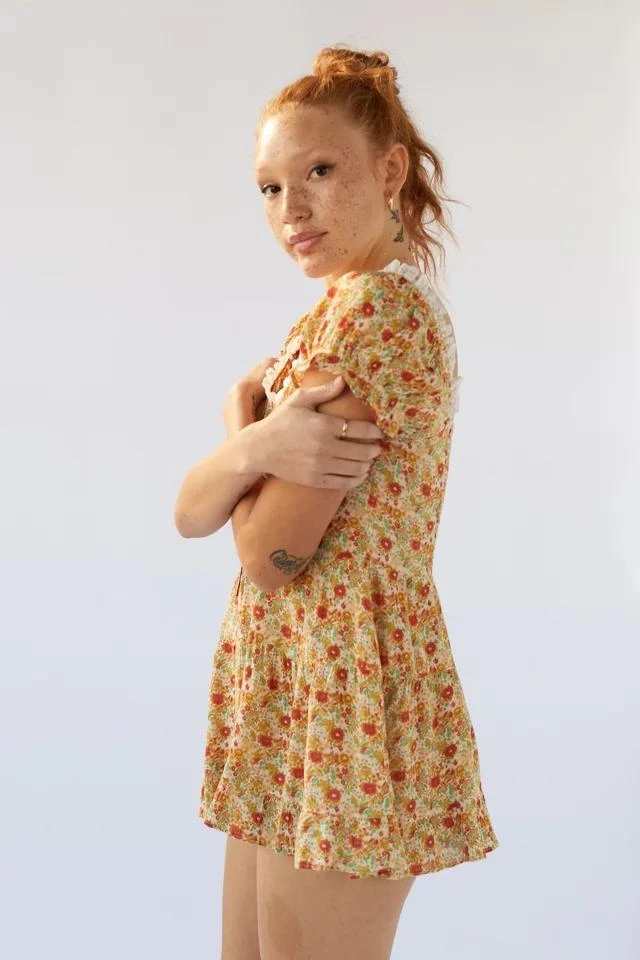 商品Urban Outfitters|UO Lily Tiered Romper,价格¥265,第4张图片详细描述