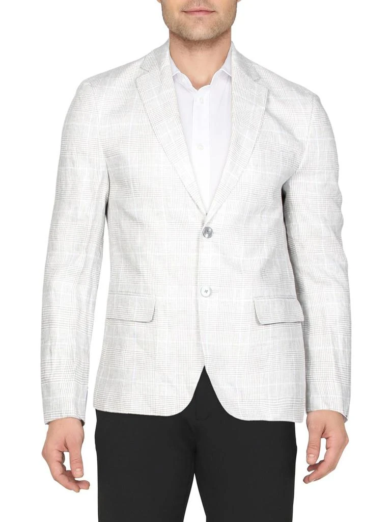 商品Ralph Lauren|Lassiter Mens Linen Plaid Sportcoat,价格¥338-¥698,第1张图片