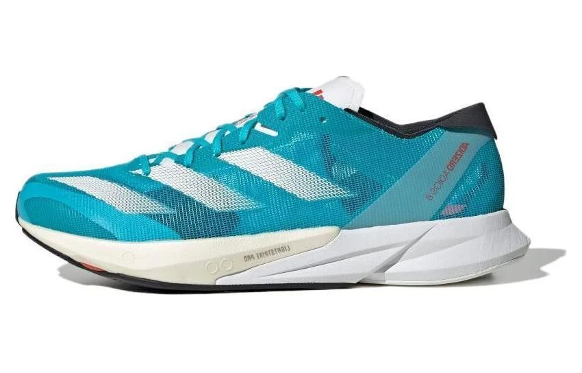 商品[国内直发] Adidas|adidas Adizero Adios 8 舒适 网布 低帮 碳板跑步鞋 男款 蓝色,价格¥888,第1张图片